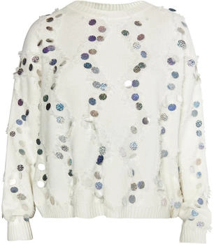 IZIA Pullover türkis silber wollweiß