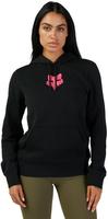 Fox Girls Fleece-Hoodie Fox Head XS Schwarz/Pink