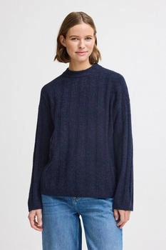 B.Young BYOMEA Damen Strickpullover grobstrick loose fit