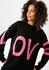 Aniston Casual Pullover hellpink schwarz