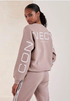 French Connection Sweatshirt gro&szlig;em Logodruck auf dem R&uuml;cken creme