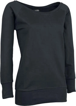 Urban Classics Damen Wideneck Crewneck schwarz