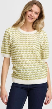 Fransa FRLILJE Damen Strickpullover grobstrick muster halbarm