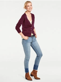 Heine Strickjacke bordeaux 82111208-46