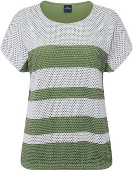 Laurasøn Damen Sweatshirt oversized doppellagig Streifen 819689