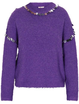 IZIA Pullover lila silber