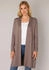 Base Level Strickjacke meliert