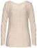 Lascana Ajourpullover Lochstrickmuster sand