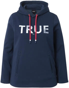 Ulla Popken Sweatshirt marine rot weiß