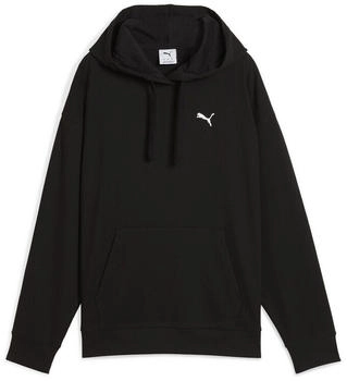 Puma Essentials Elevated Comfort gerippter Hoodie schwarz