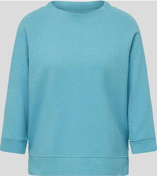 Rabe Sweatshirt unifarben Stehkragen Arm
