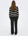 Jacqueline de Yong Justy L S Stripe Pullover knt schwarz