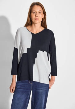 Cecil Oversize-Pullover blau