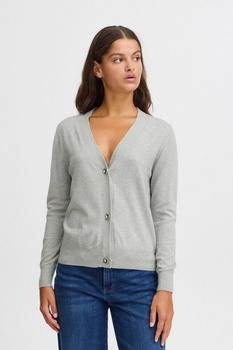 ICHI Strickjacke IXTRILLA CA light grey melange 200317