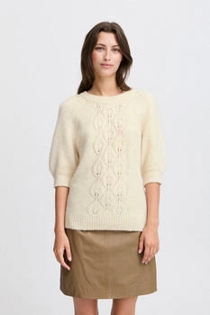 B.Young BYOksana Damen Strickpullover feinstrick 4-Ärmel rippbündchen