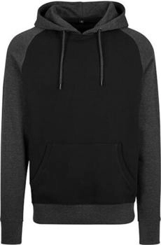 Build Your Brand Raglan Kapuzen Sweatshirt BY077