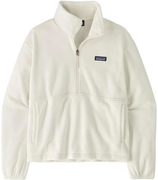 Patagonia Women's Micro D 1/2 Zip Fleece P/O birch white