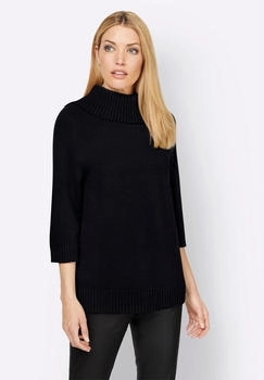 Heine Rollkragenpullover 'Rollkragenpullover' schwarz 98099206-40