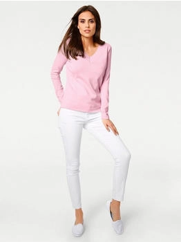 Heine V-Pullover rosa 83518600-36