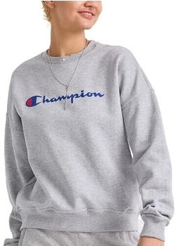 Champion Powerblend Fleece Crewneck Warm Sweatshirt grau