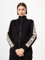 Guess Sweatjacke Britney (1-tlg) Seitenstreifen beige|schwarz XS (34)