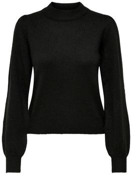 Jacqueline de Yong Pullover Strick Rundhals Langarm Regular fit schwarz