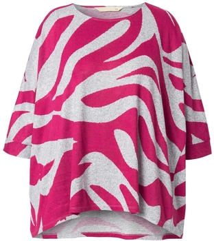 Mia Moda Pullover grau pink