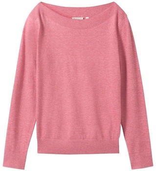 Tom Tailor Basic Strickpullover wine rose melange inject (1044106_22829)