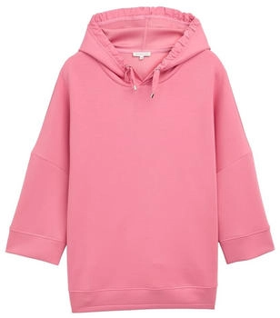 Tom Tailor Plus Size - Hoodie Sweatshirt aus Scuba Bright Rose (1045981_15116)