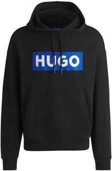 HUGO Regular-Fit Hoodie aus French Terry mit Logo-Print - Style Nalves 50522370 Schwarz (hbeu50522370001)