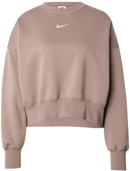 Nike Phoenix Fleece Over-Oversized Rundhals-Sweatshirt f&uuml;r Damen - Braun (EU - ) DQ5761-233
