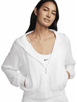 Nike Chill Terry Hoddie aus French Terry mit durchgehendem Reißverschluss für Damen - Braun (EU - ) FN2415-051