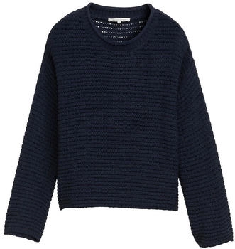 Tom Tailor Denim Pullover mit Lochmuster sky captain blue (1045610_10668)