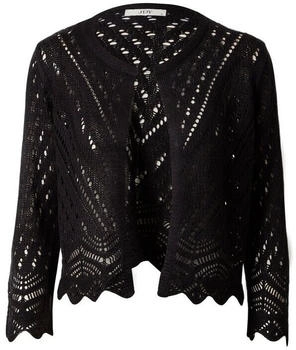 Jacqueline de Yong Strickjacke 'Sun' schwarz