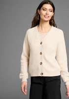 Laura Scott Strickjacke aus Grobstrick, perfekt f&uuml;r den &Uuml;bergang
