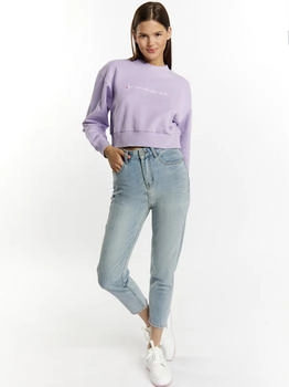 myMo Sweatshirt 'Keepsudry' hellrosa weiß