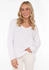Zwillingsherz Sweatshirt Positive Mind Neonfarbe Weiß