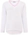 Zwillingsherz Sweatshirt Positive Mind Neonfarbe Weiß