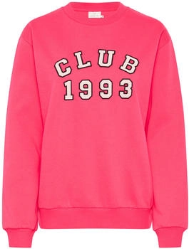 Kaffe Sweatshirt 'Viola' hellpink schwarz weiß