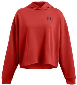 Under Armour Rival Terry OS Hoodie rot orange