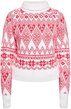 myMo Pullover rot weiß