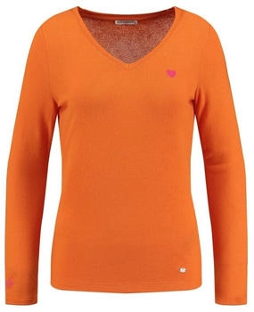 Key Largo V-Ausschnitt-Pullover MILA neon-orange