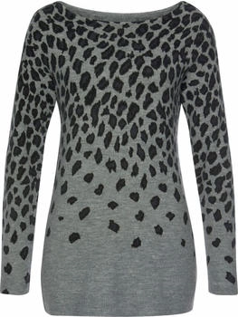 Lascana Pullover basaltgrau graumeliert