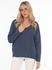 Zwillingsherz Sweatshirt 'Positive Mind' blau marine
