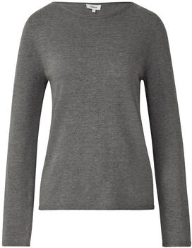 s.Oliver Weicher Feinstrickpullover mit Rollkanten grau 2168768.9730.