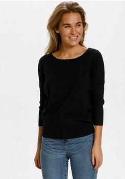 Saint Tropez A2561 R-Neck Pullover schwarz