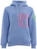 Zwillingsherz Hoodie 'Alissa 0' blau schwarz Smile-Stickerei