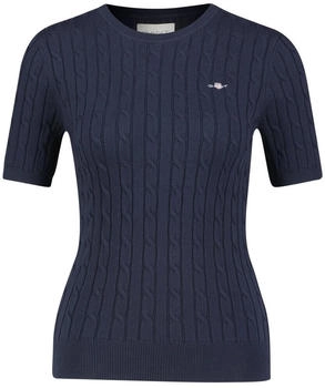 GANT T-Shirt Strick-Optik marine