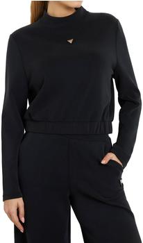 Guess Olympe Sweatshirt hohem Kragen rabenschwarz