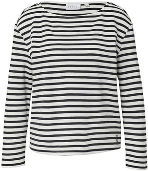 Comma Sweatshirt weiß|schwarz (2171155.01G1)